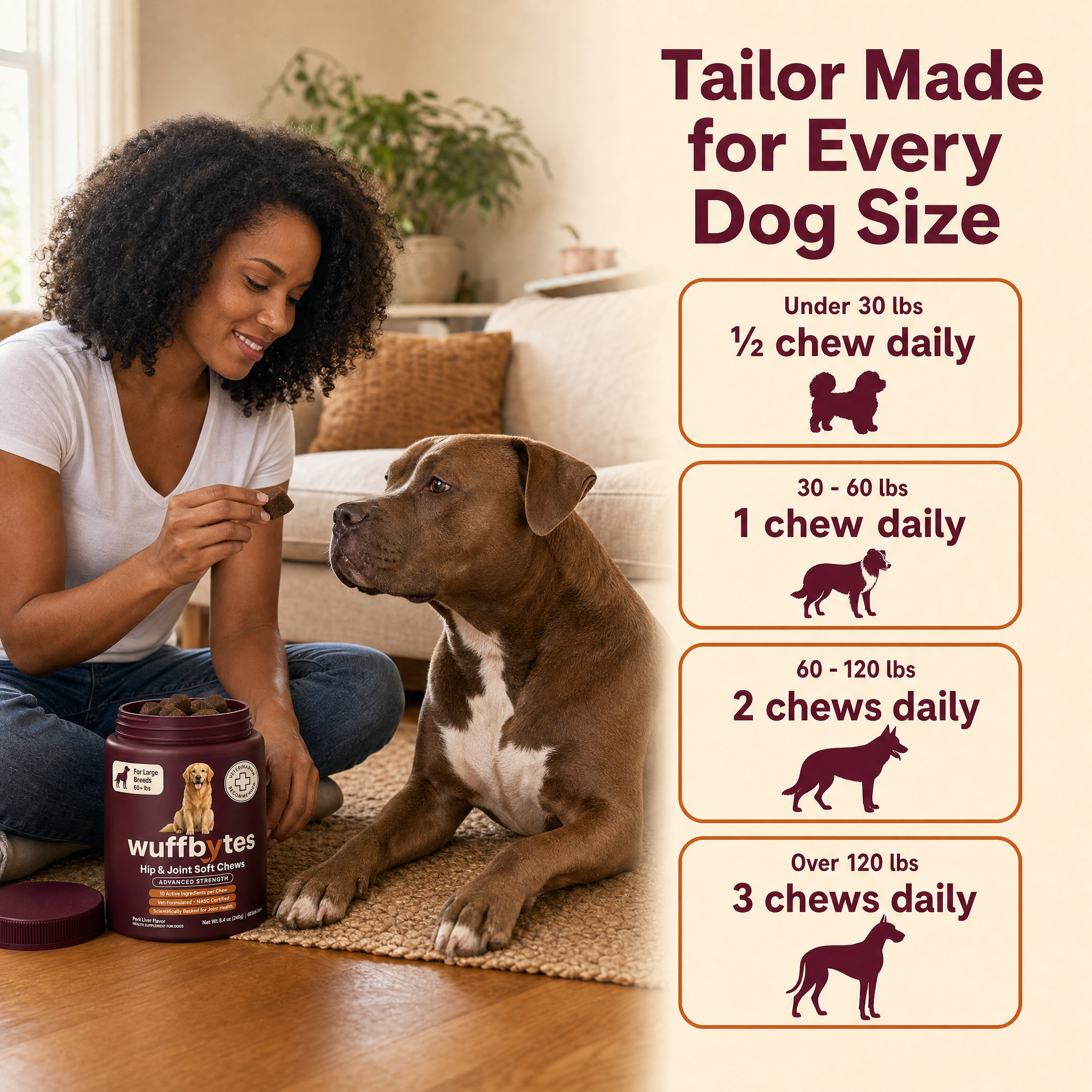 Wuffbytes HJ-01™ Advanced Hip & Joint Chews