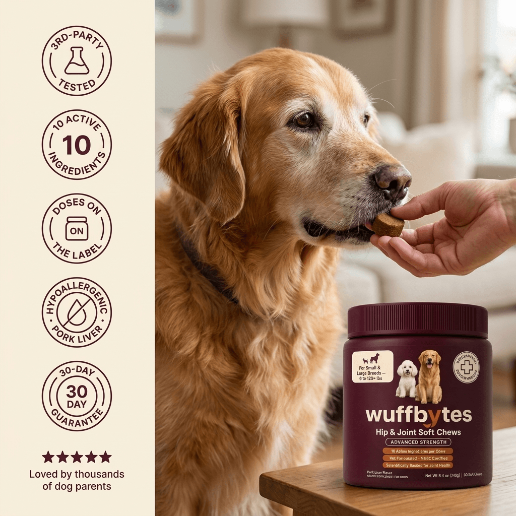Wuffbytes HJ-01™ Advanced Hip & Joint Chews